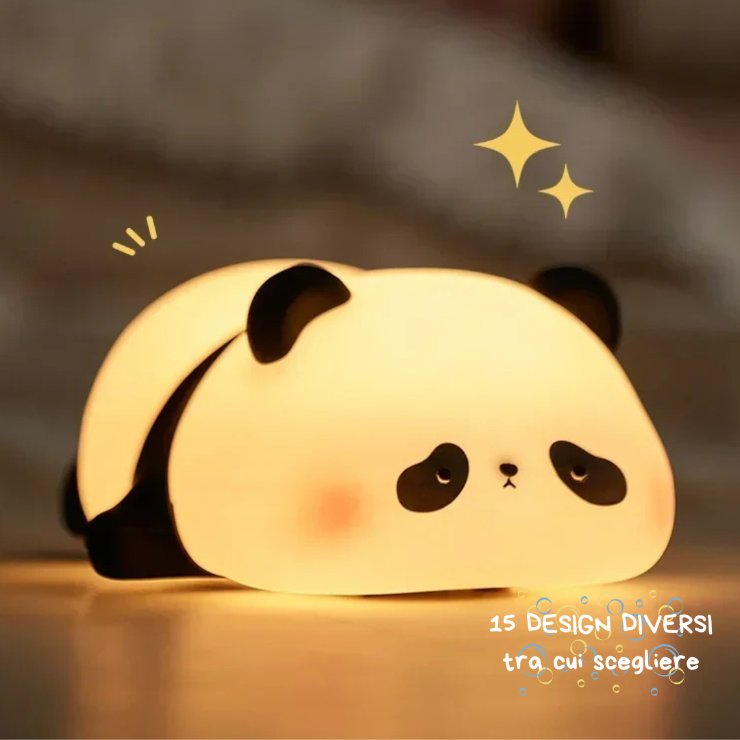 Lampada a Forma di Animale – Luce Notturna LED Kawaii - Panda addormentato