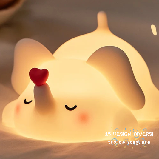 Lampada a Forma di Animale – Luce Notturna LED Kawaii - Elefantino